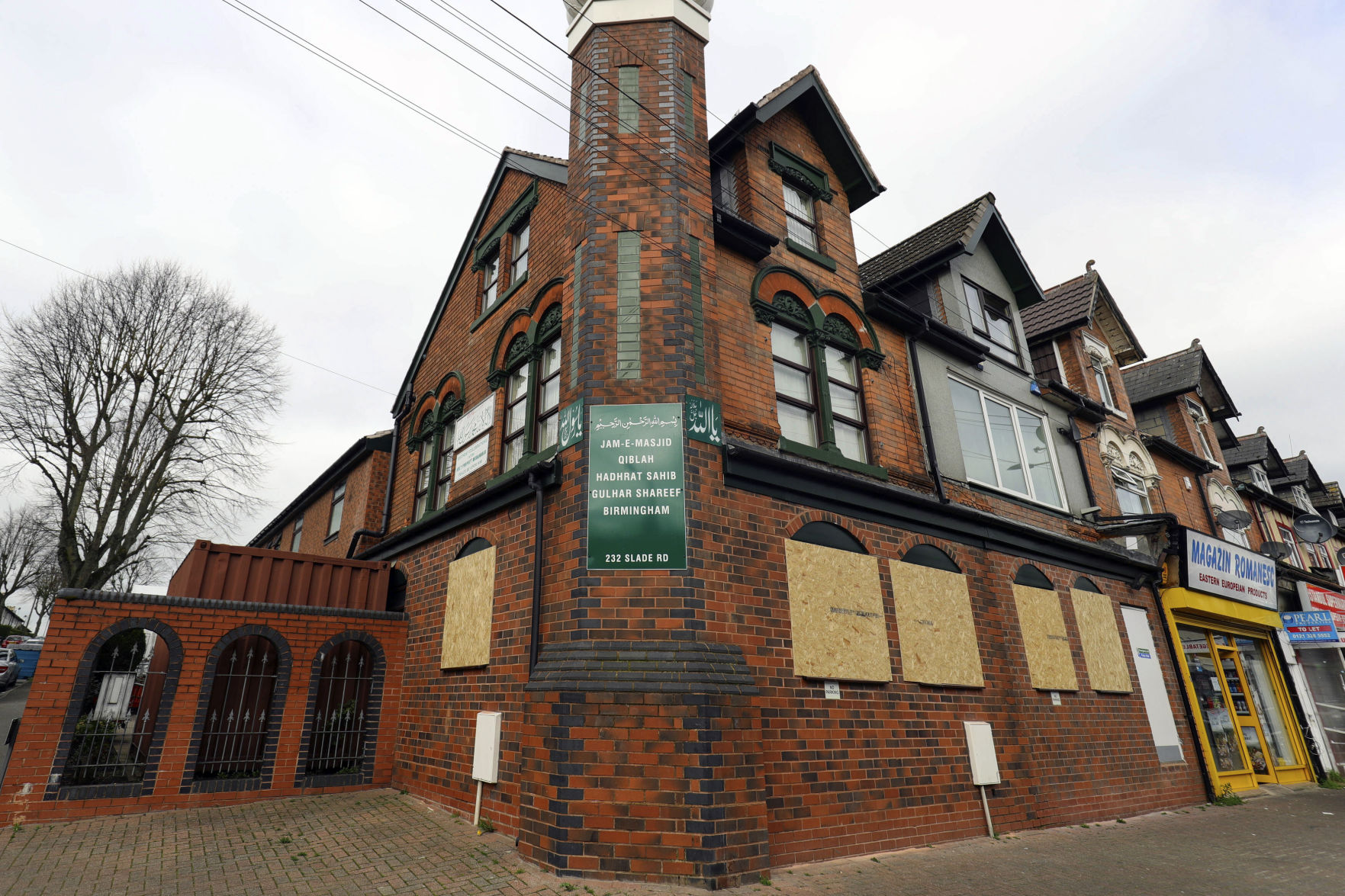 Britain Mosques Vandalized